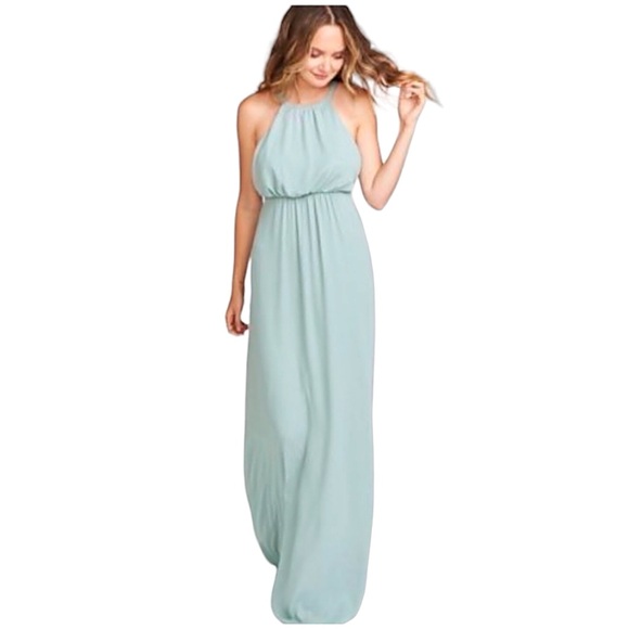 Show Me Your MuMu Dresses & Skirts - Show Me Your Mumu | Amanda Maxi Dress Bridesmaid Gown Sage Low Back Size S
